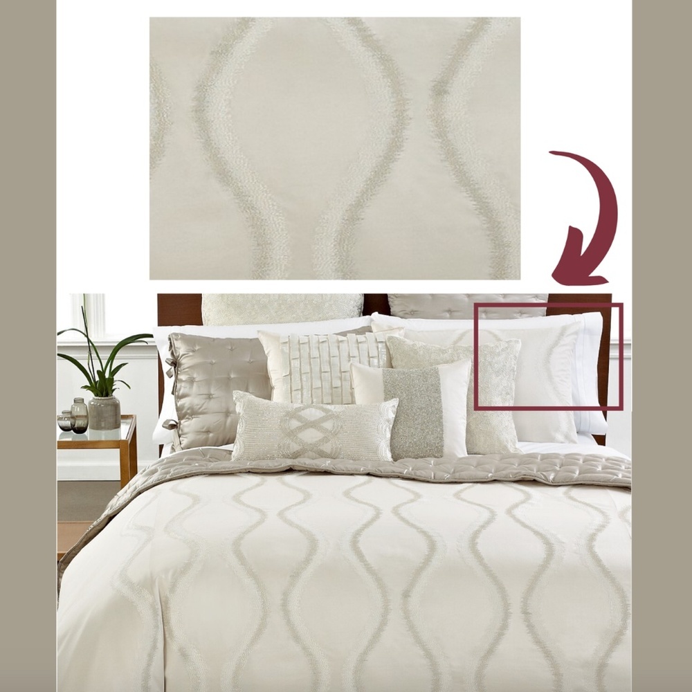 NEW $135 Hotel Collection Luster (1) Standard Pillow Sham